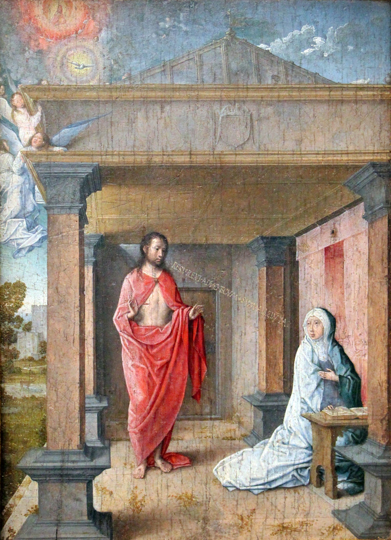 Christus verschijnt aan Maria - Juan de Flandes