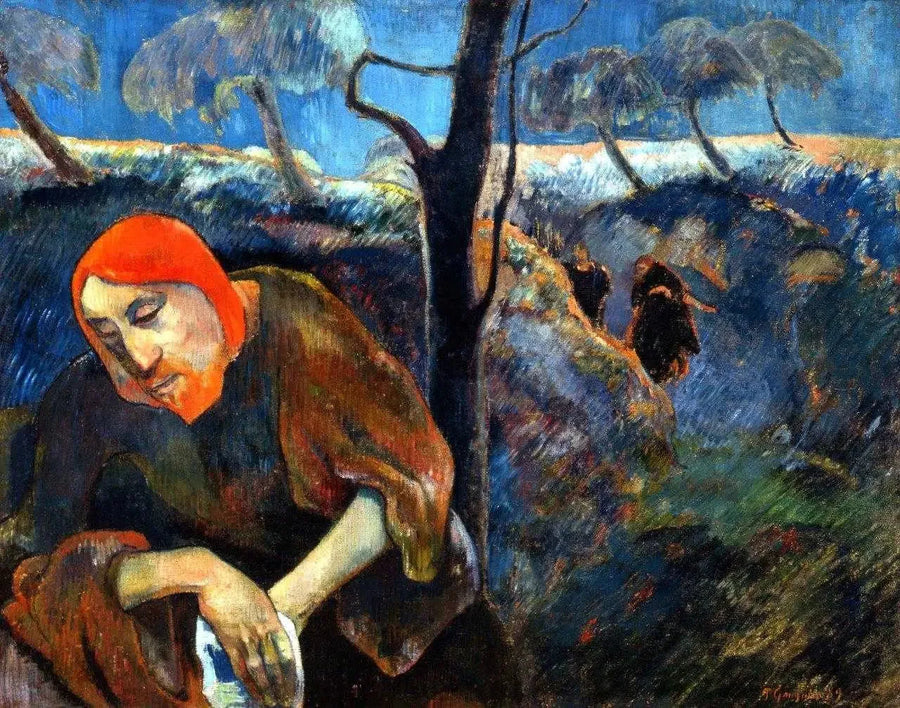 Christus in de Olijfboomgaard - Paul Gauguin