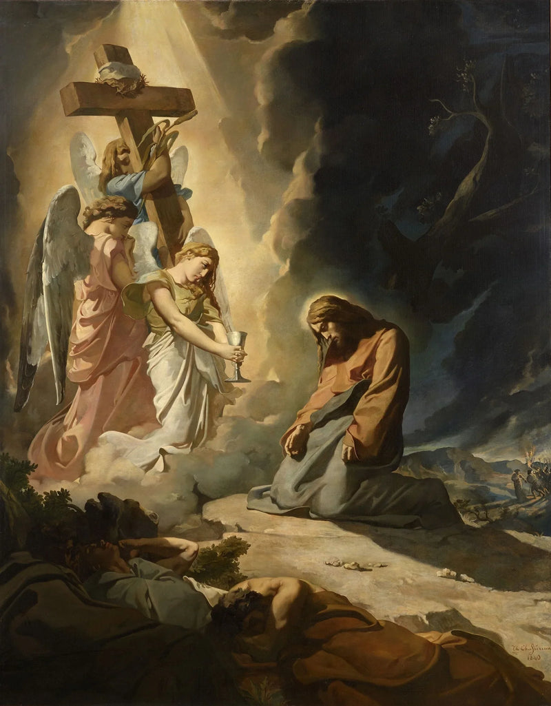 Christus in de Olijfgaard - Théodore Chassériau