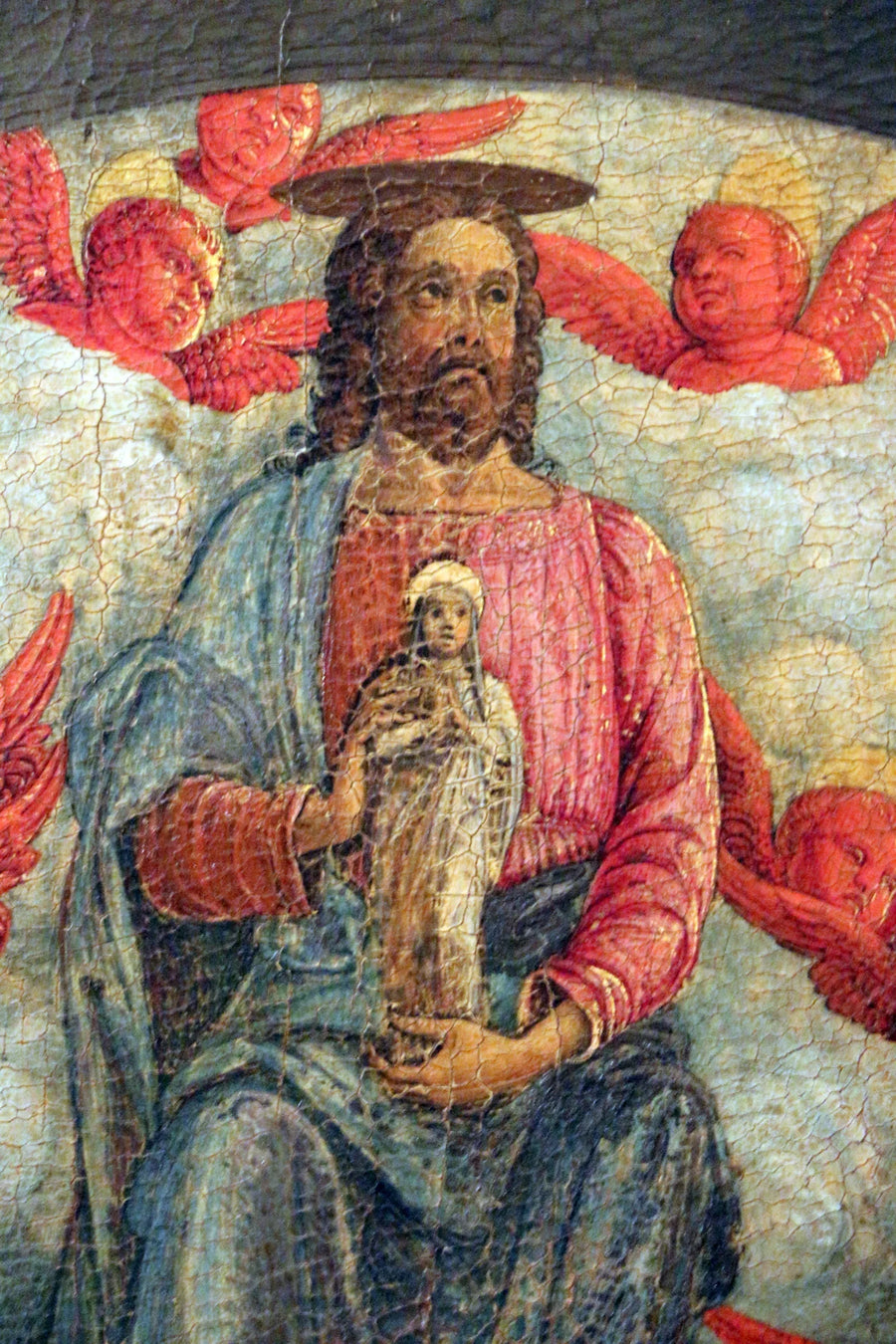Het Christus met de ziel van de Maagd - Andrea Mantegna