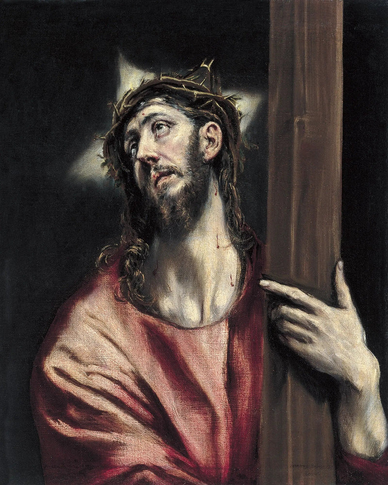 Christus met het kruis - El Greco