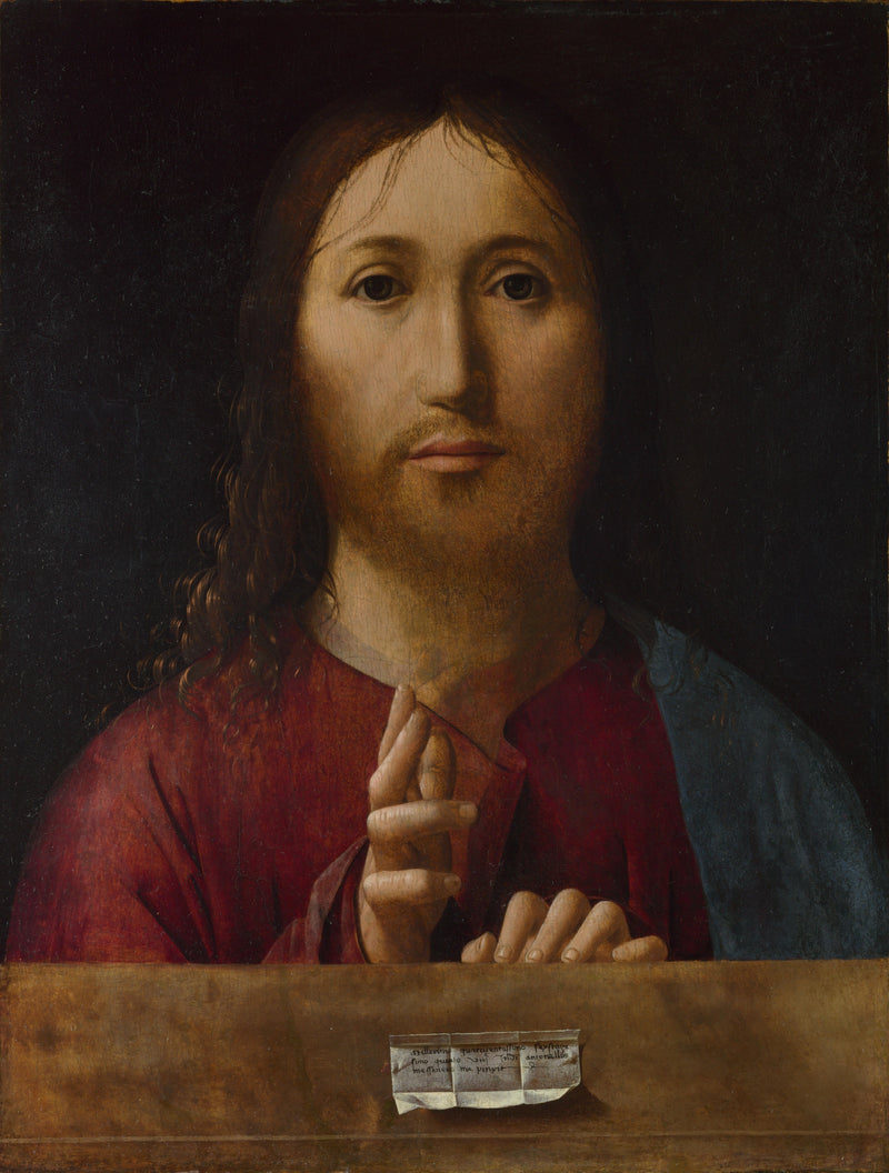 De zegenende Christus - Antonello de Messina