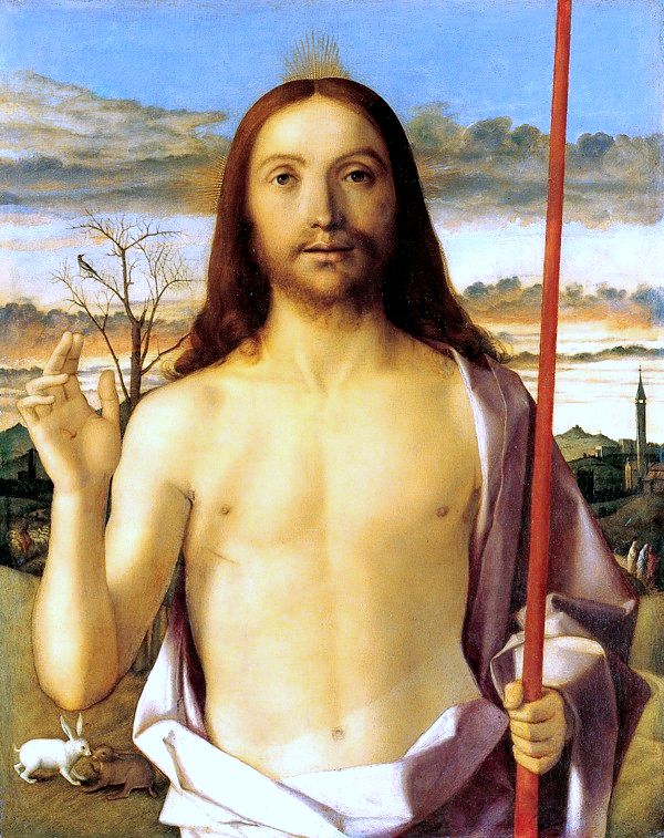 De zegenende Christus - Giovanni Bellini