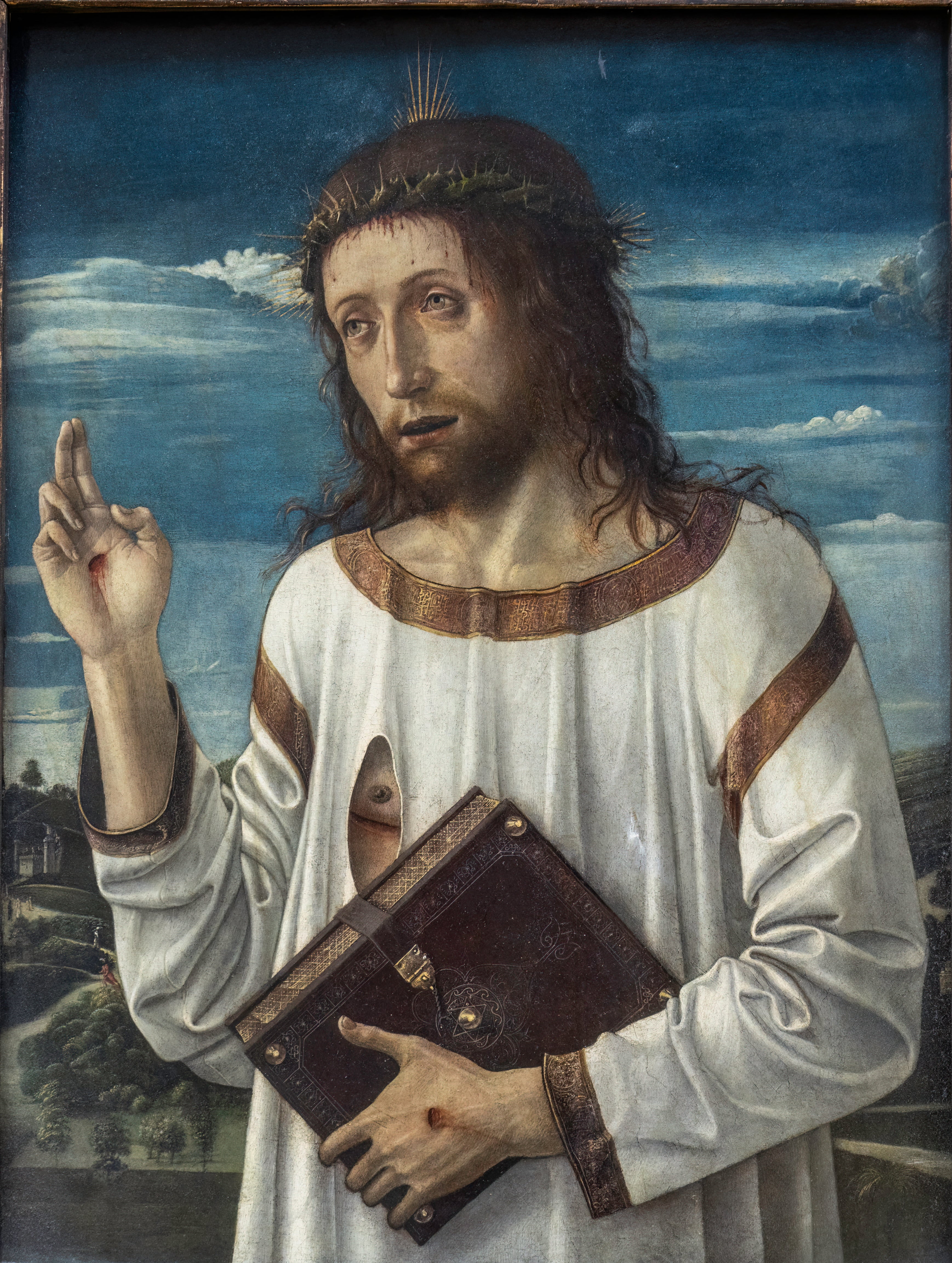 Le Christ bénissant - Giovanni Bellini image 1 reproduction réalisée par Alpha Reproduction