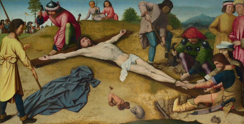 Het gekruisigde Christus - Gérard David