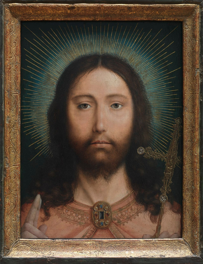 Het Christus als Salvator Mundi - Quentin Metsys