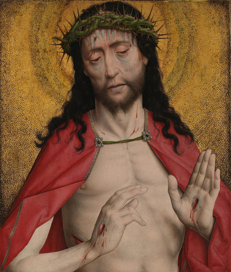 Het gekroonde Christus met doornenkrans - Dirk Bouts