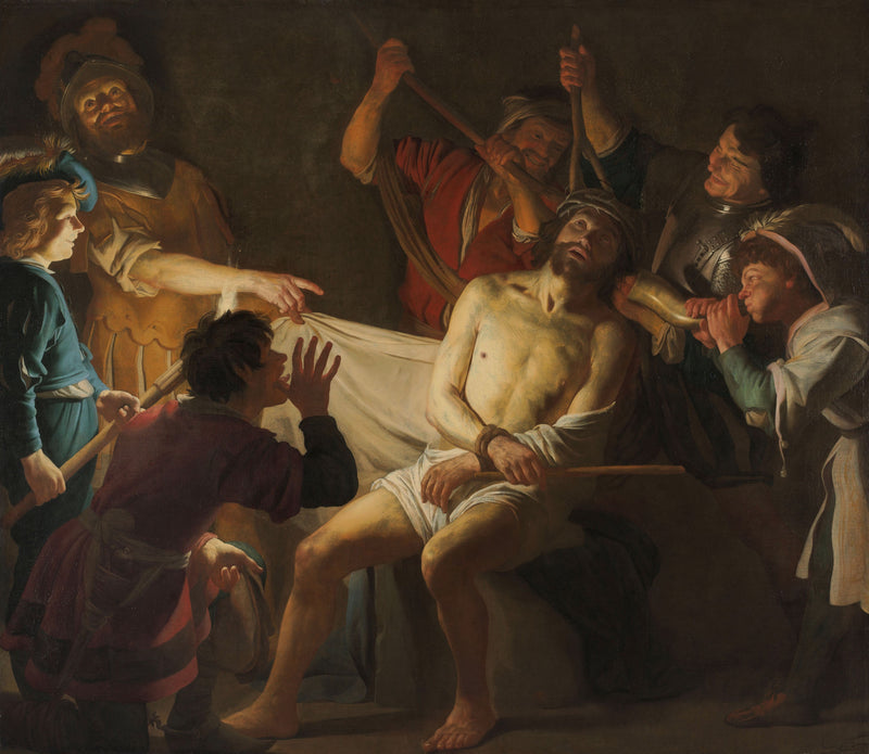 Het gekroonde Christus met doornen - Gerrit van Honthorst