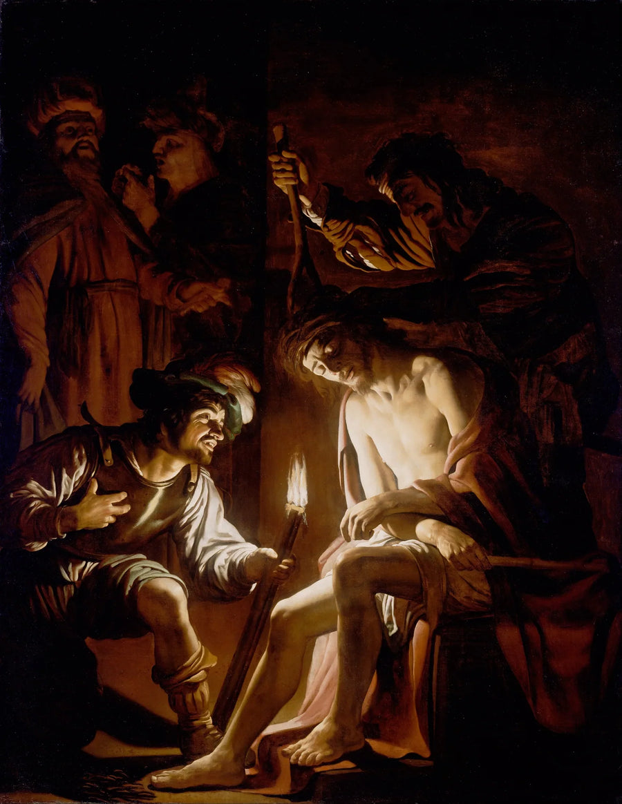 Het gekroonde Christus met doornen - Gerrit van Honthorst