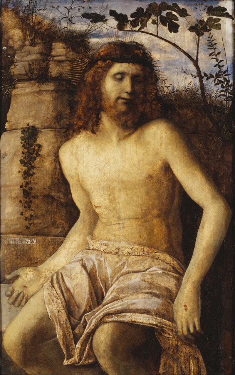 Het gekroonde Christus met doornen - Giovanni Bellini