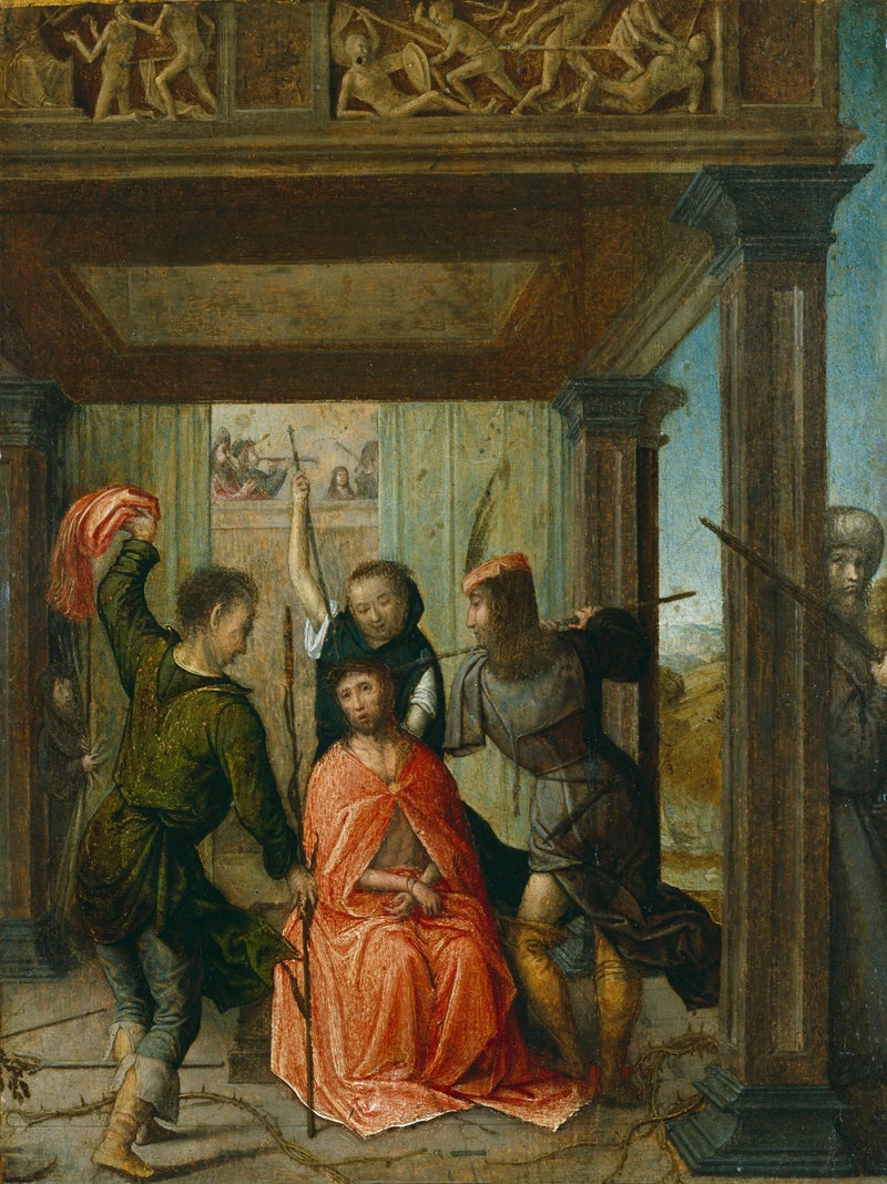 Het gekroonde Christus met doornen - Juan de Flandes