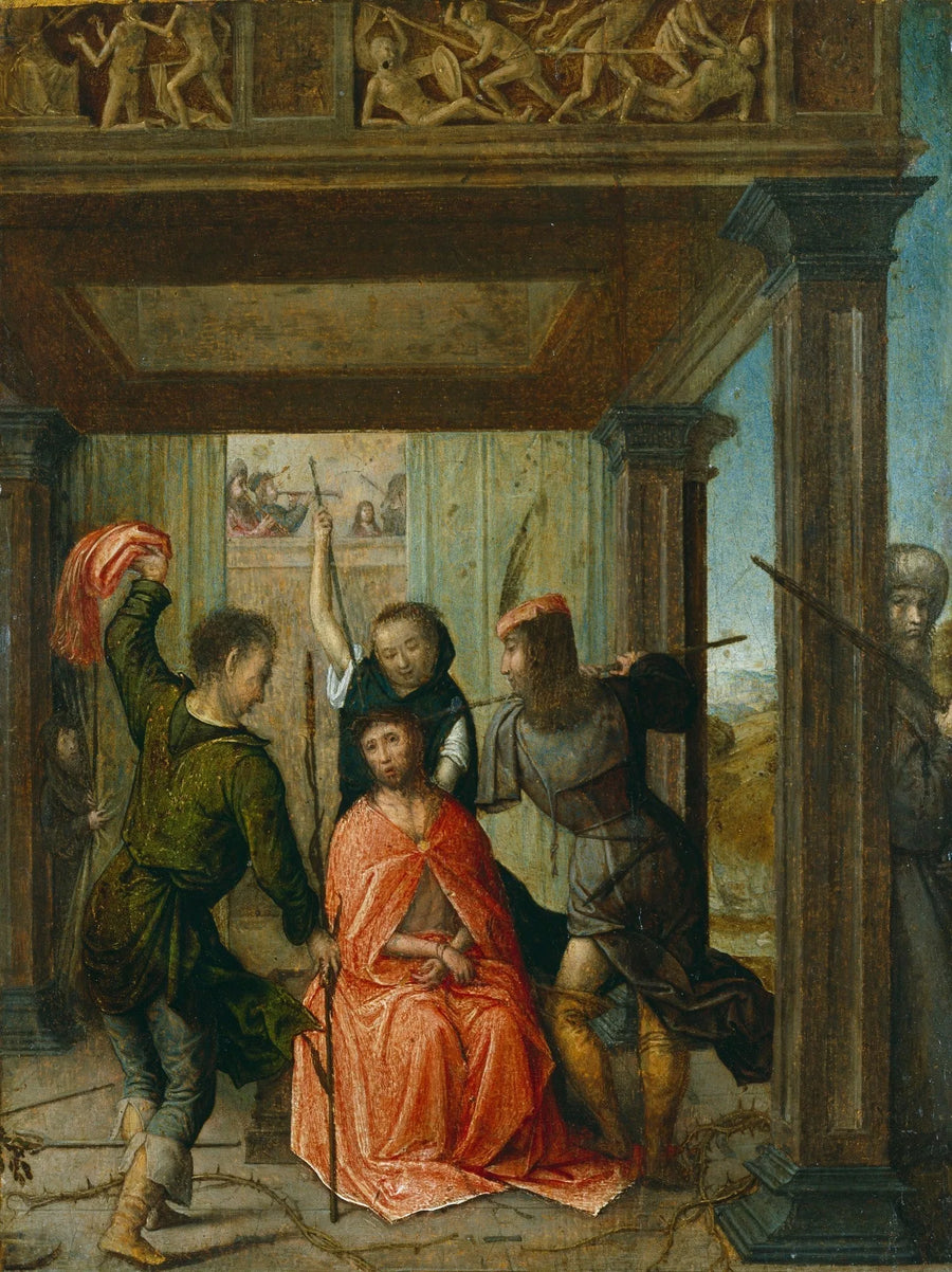 Het gekroonde Christus met doornen - Juan de Flandes