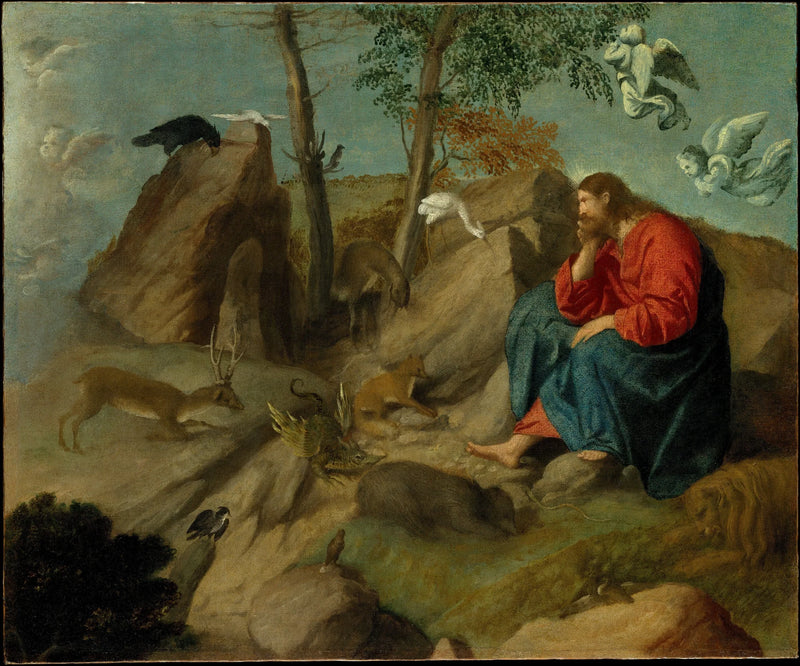 Het Christus in de woestijn - Alessandro Bonvicino