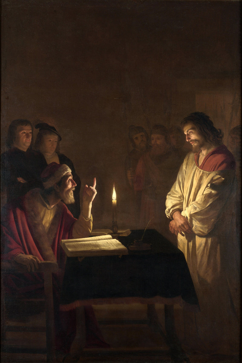 Christus voor de Hogepriester - Gerrit van Honthorst