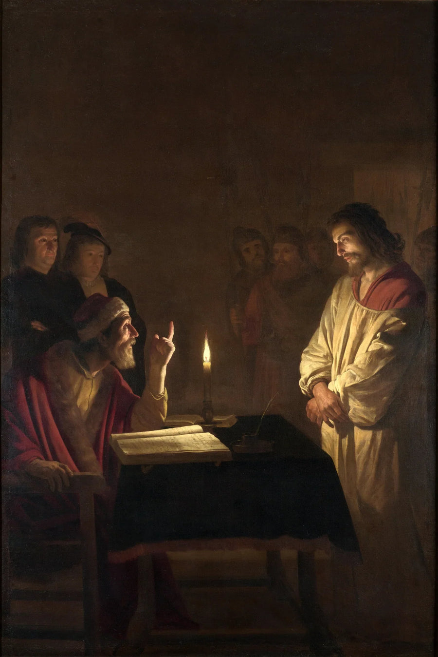 Christus voor de Hogepriester - Gerrit van Honthorst