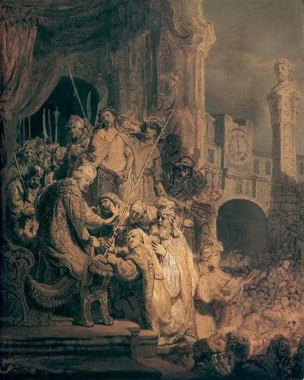 Christus voor Pilatus (Ecce Homo) - Rembrandt