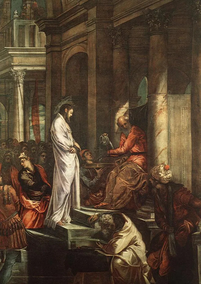 Het Christus voor Pilatus - Jacopo Tintoretto