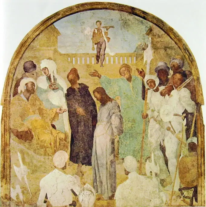 Het Christus voor Pilatus - Pontormo