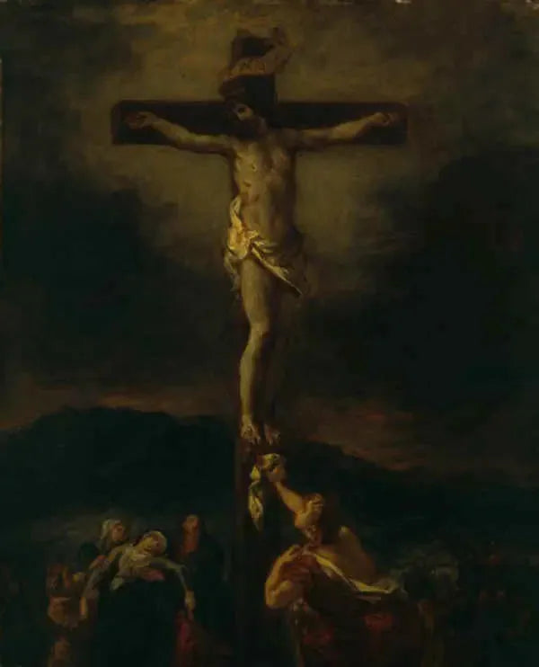 Christus aan het kruis met de heilige vrouwen - Eugène Delacroix