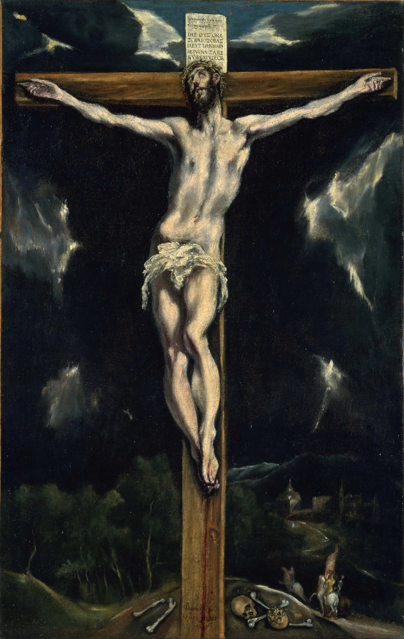 Christus aan het kruis. - El Greco