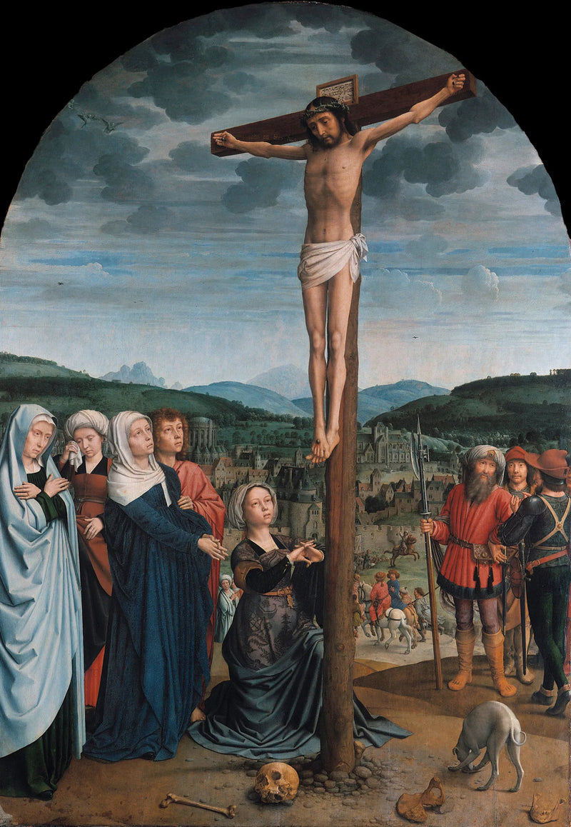 Het kruisiging van Christus - Gérard David