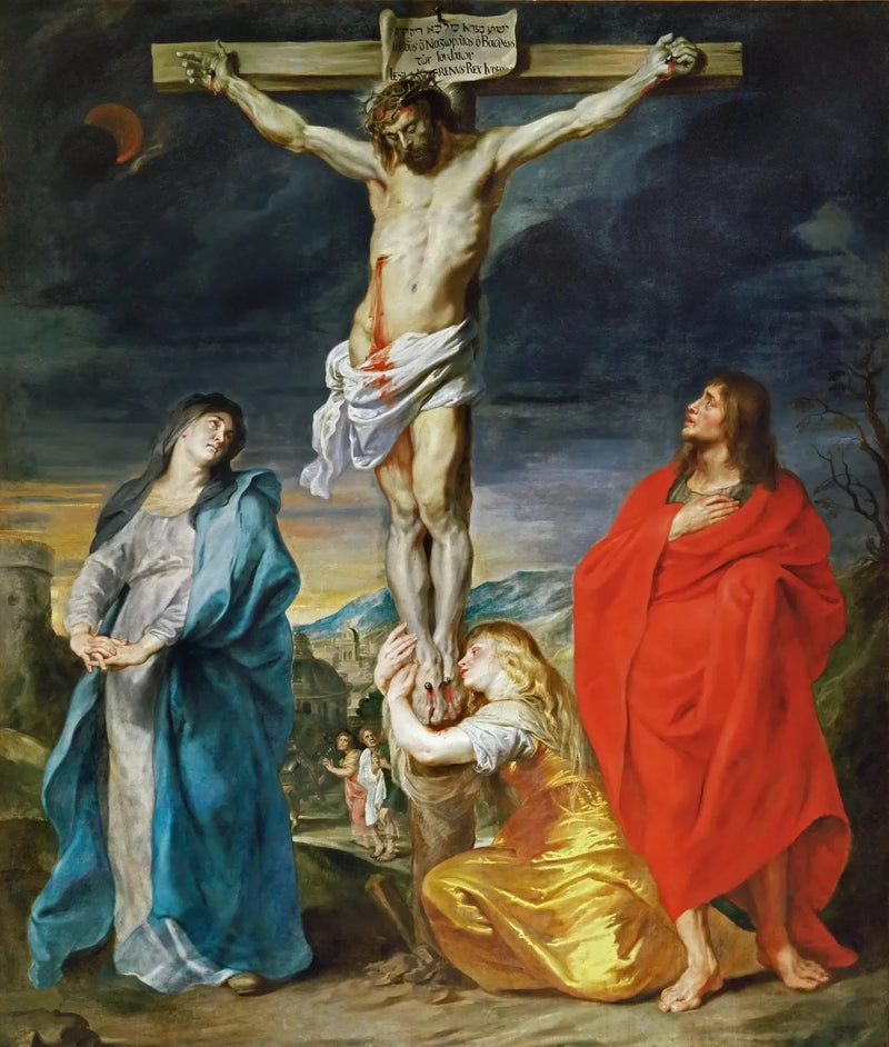 Het Christus aan het kruis, de Maagd, Sint Jan en Sint Maria Magdalena - Antoine van Dyck

Source:
Le Christ en croix, la Vierge, saint Jean et sainte Madeleine - Antoine van Dyck
