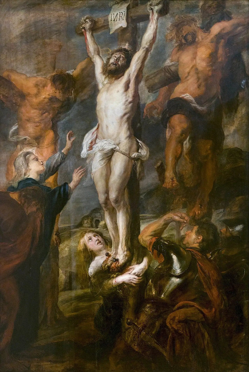 Christus tussen de twee rovers - Peter Paul Rubens