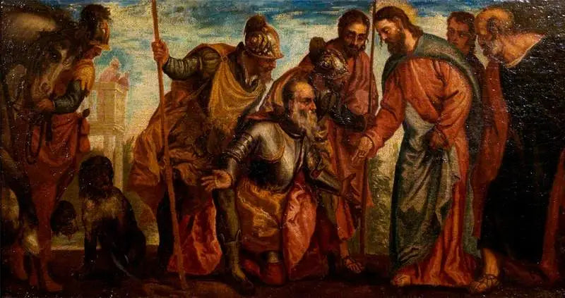De Christus en de centurion (Matteüs 8:5) - Paul Véronèse

Source:
Le Christ et le centurion (Matthieu 8:5) - Paul Véronèse