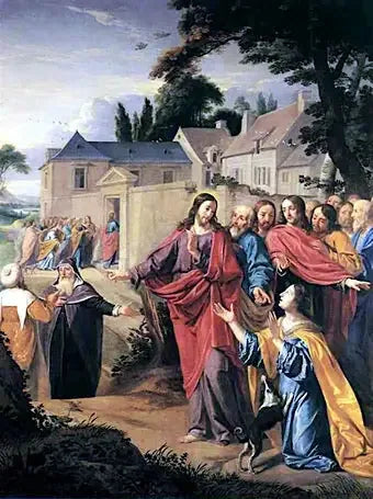 Christus en de Kanaänitische vrouw - Philippe de Champaigne