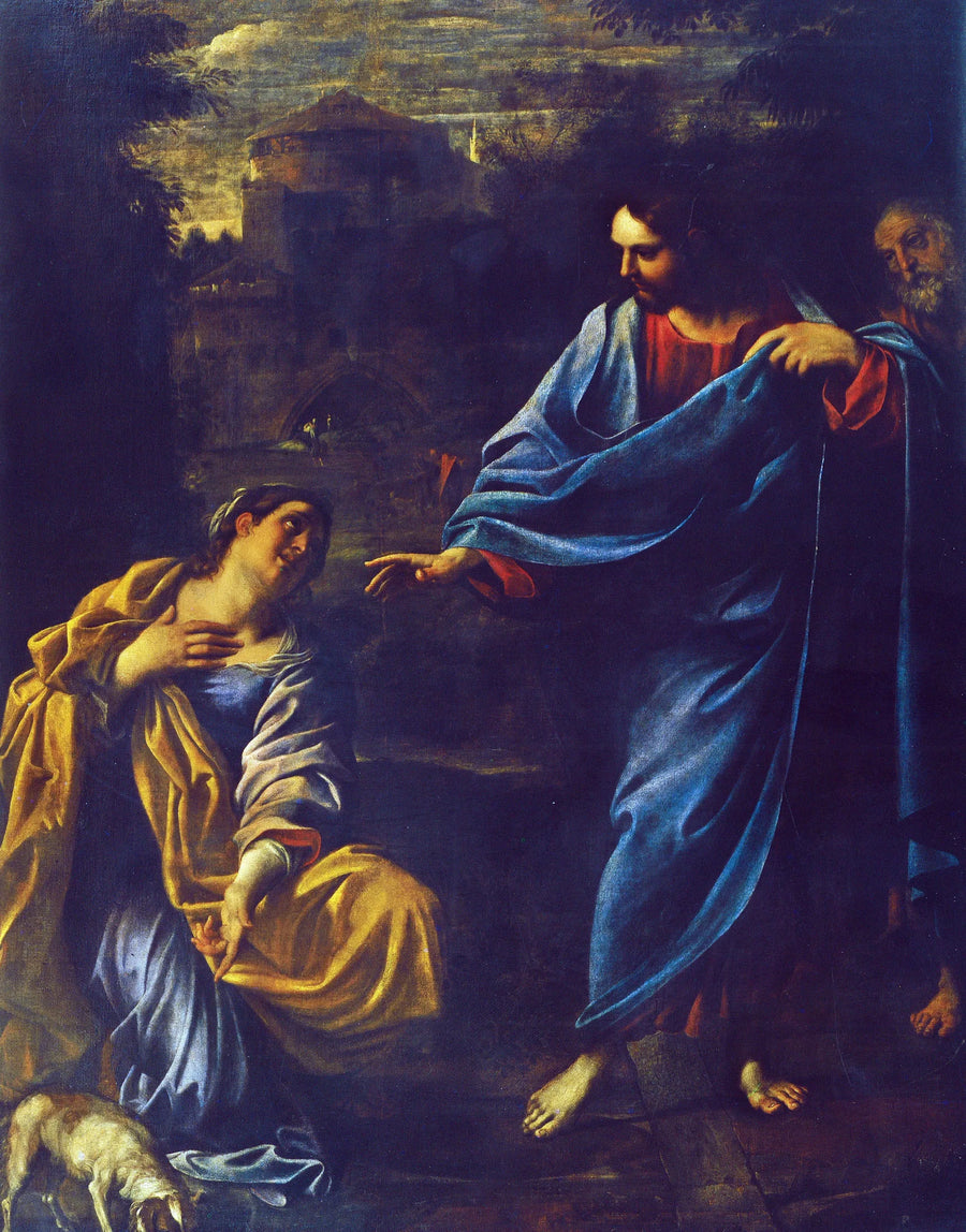 Christus en de Kanaänitische vrouw - Annibale Carracci