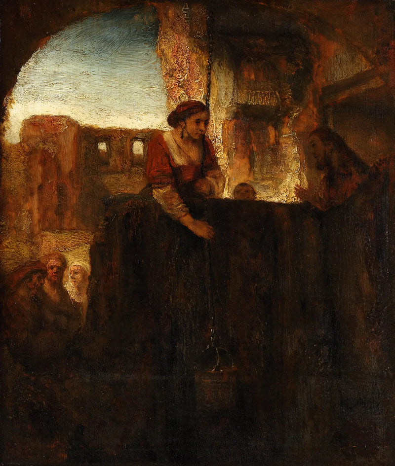 Christus en de Samaritaan - Rembrandt