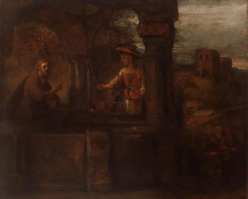 Christus en de Samaritaan - Rembrandt