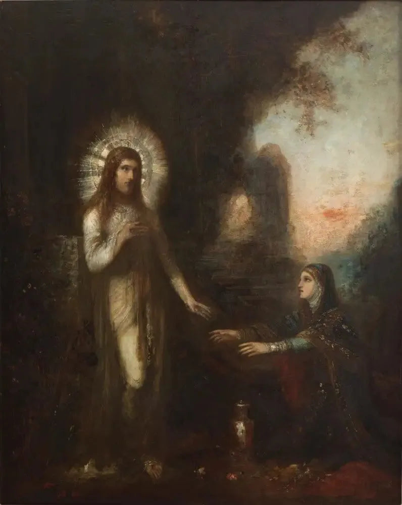 Het Christus en Madeleine (Noli me Tangere) - Gustave Moreau
