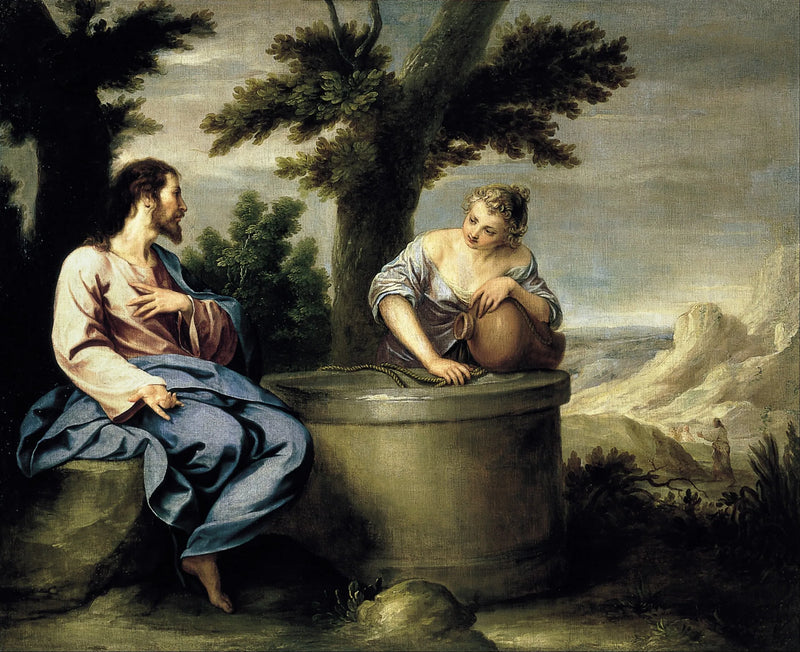 Het Christus en de Samaritaan - Alonso Cano