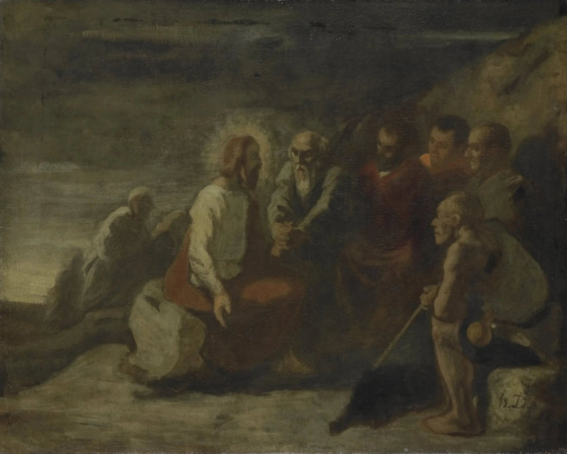 Christus en zijn discipelen - Honoré Daumier