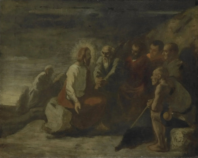 Christus en zijn discipelen - Honoré Daumier