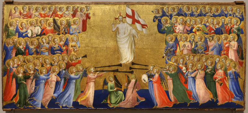 De verheerlijkt Christus in de hemelhof - Fra Angelico

Source:
Le Christ glorifié dans la cour du ciel - Fra Angelico