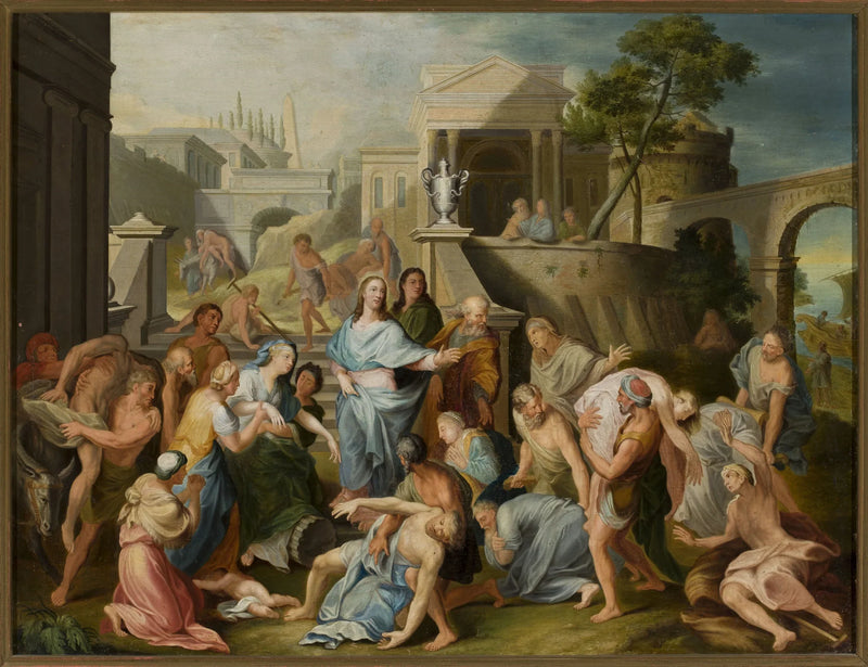 Christus geneest de zieken - Jean-Baptiste Jouvenet