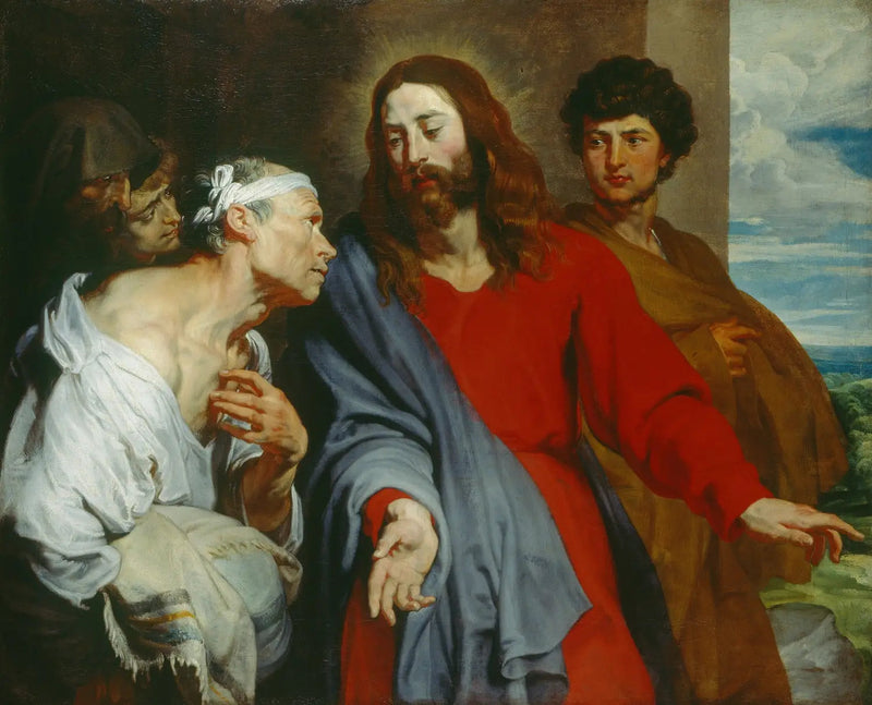 De Christus geneest de verlamde - Antoine van Dyck

Source:
Le Christ guérit le paralytique - Antoine van Dyck