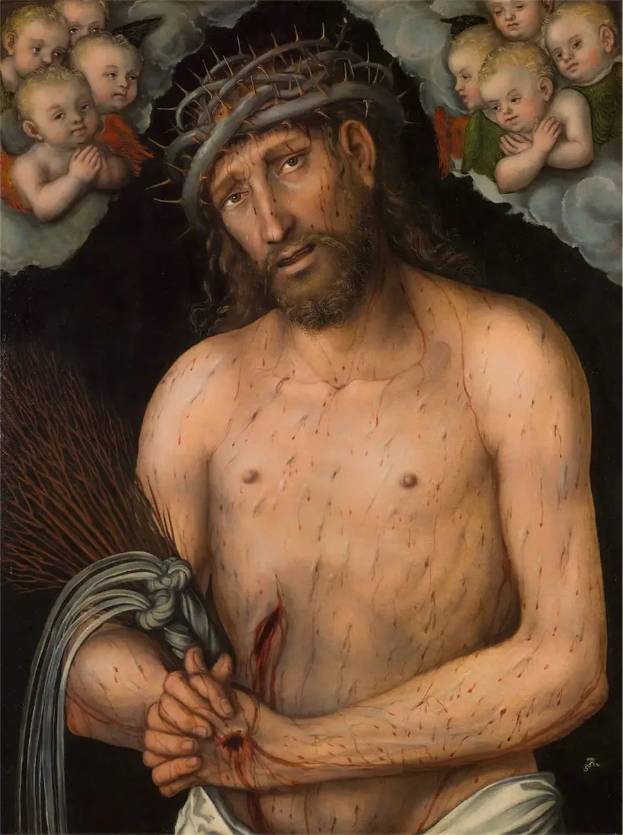 Christus, de man van smart - Lucas Cranach de Oude