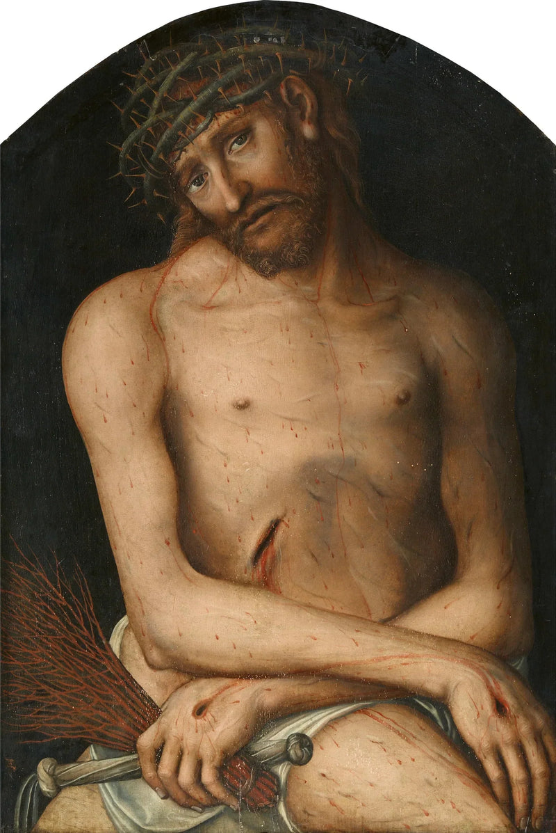Christus, de man van smart - Lucas Cranach de Oude