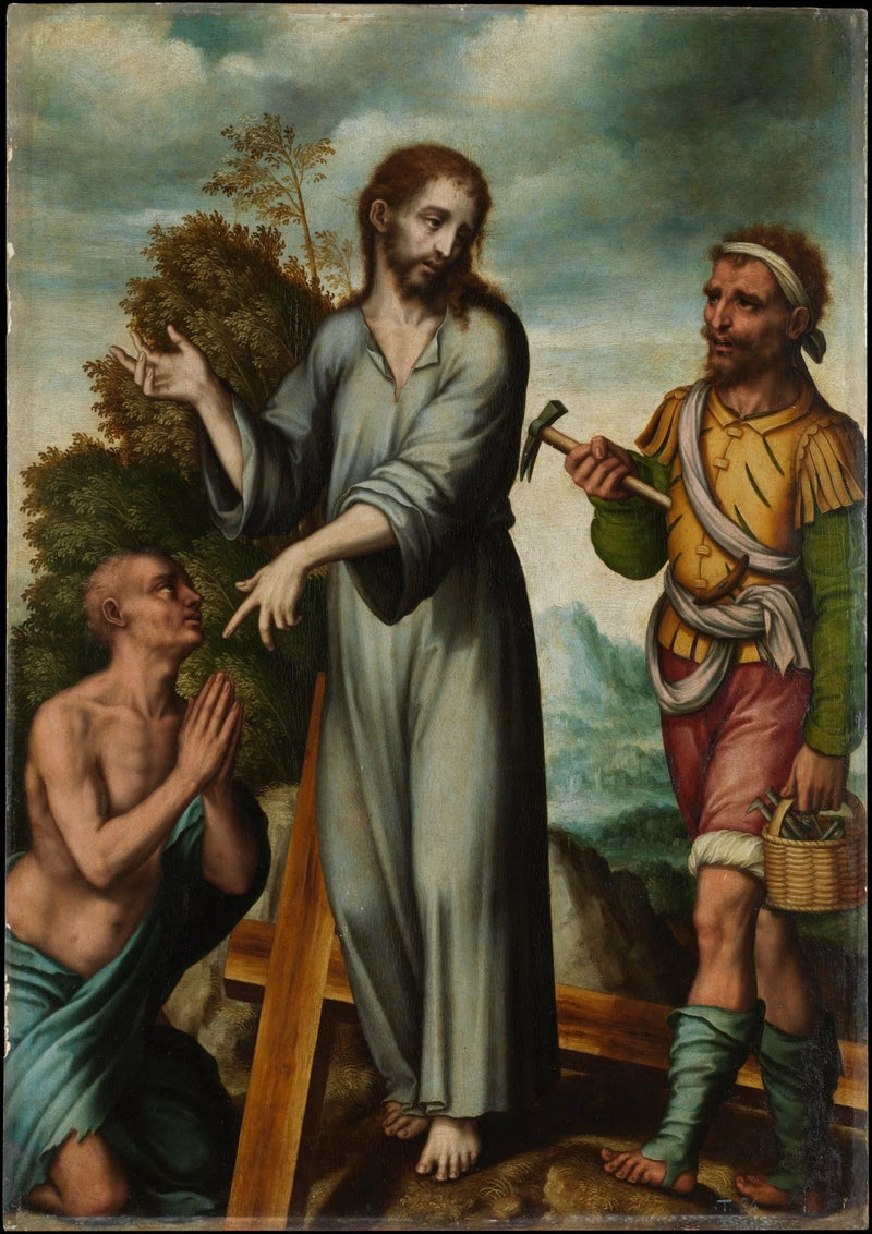 De Christus die zijn passie rechtvaardigt - Luis de Morales