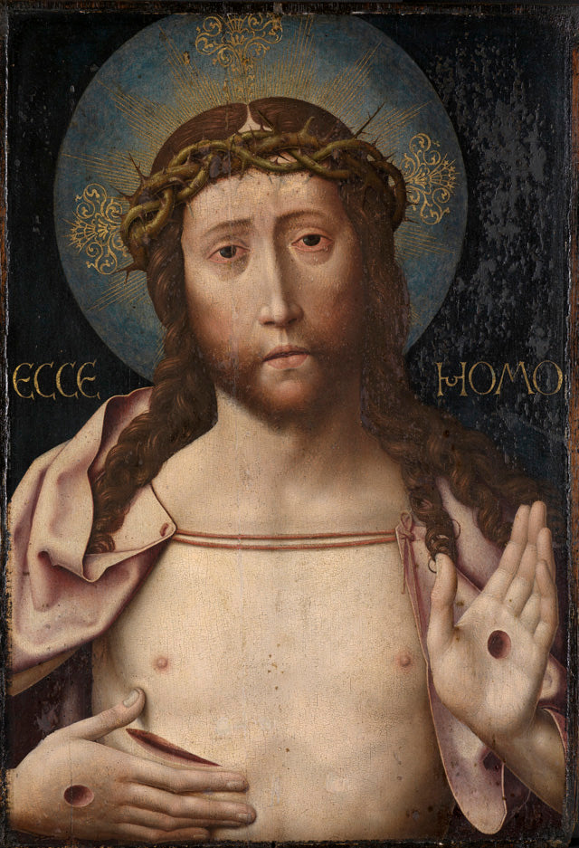 De Christus die zijn wonden toont (Johannes 20: 25-26) - Dirk Bouts