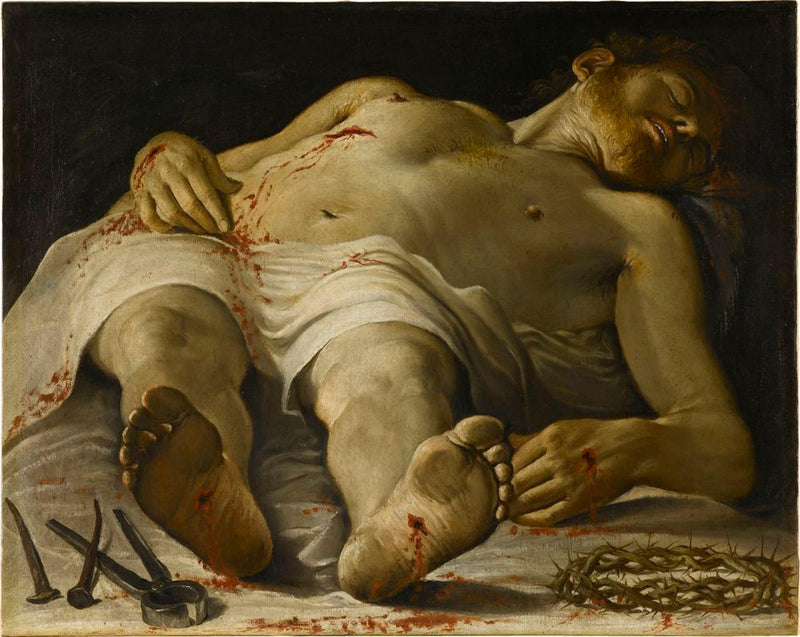 De gestorven Christus - Annibale Carracci