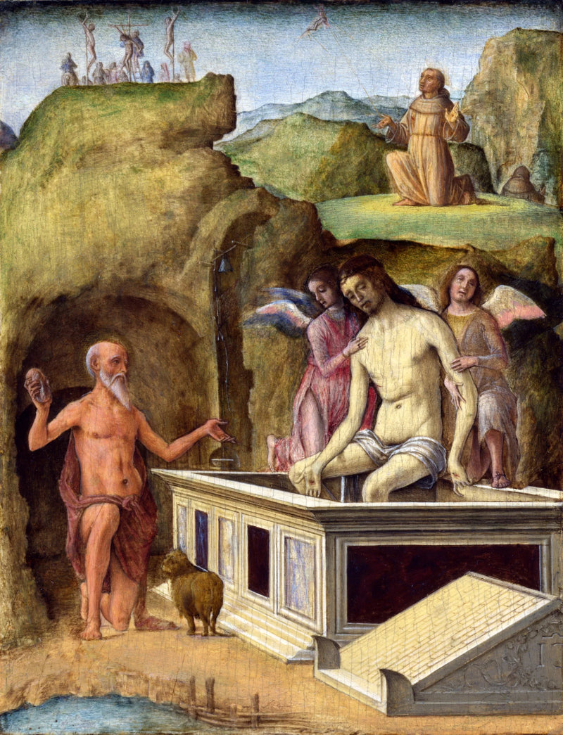 De gestorven Christus - Ercole de’ Roberti