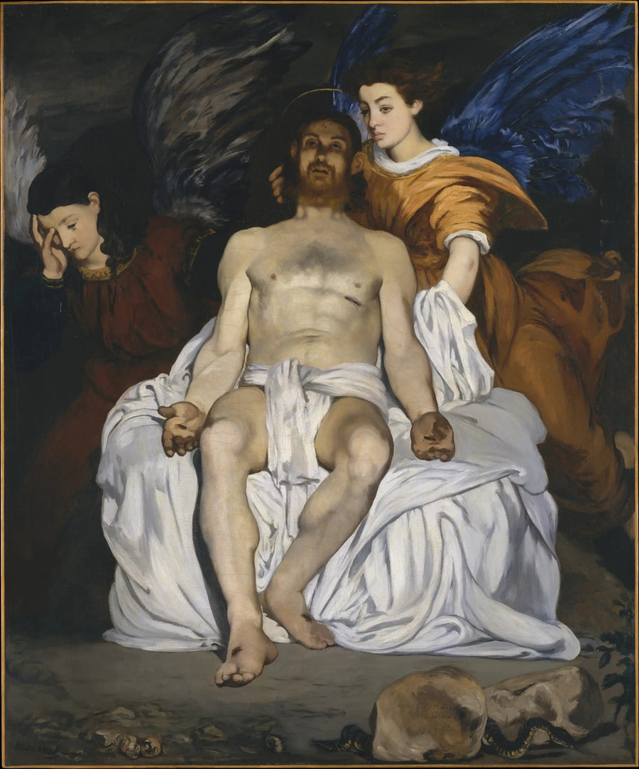 De dode Christus en de engelen - Édouard Manet