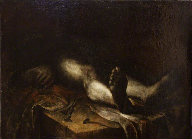 De gestorven Christus - Ludovico Carracci