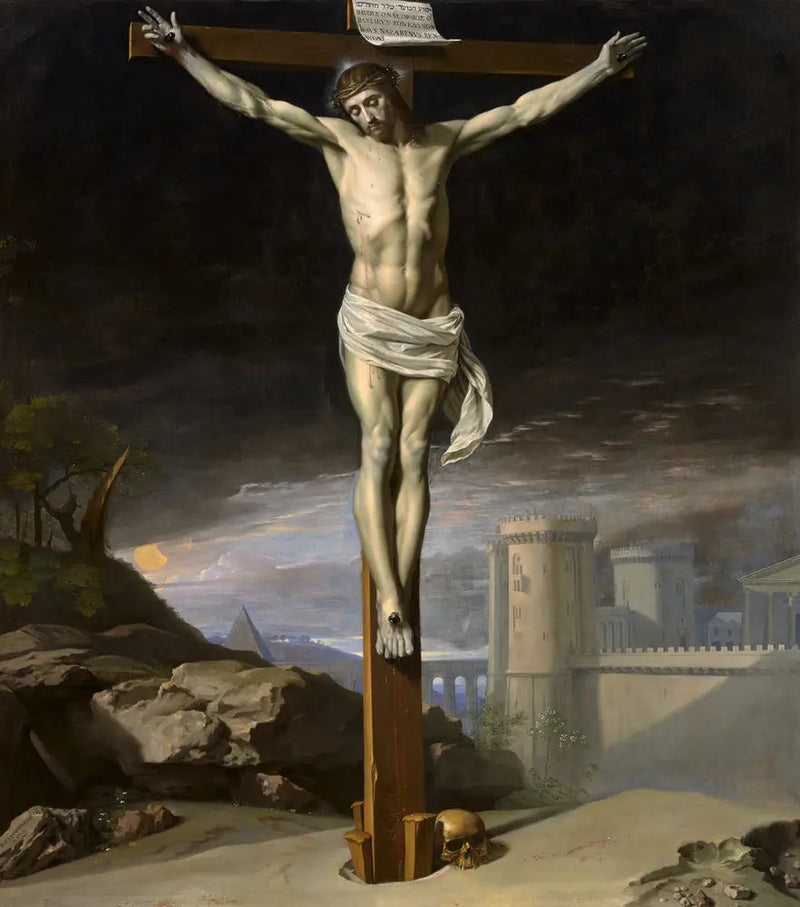 De gestorven Christus aan het kruis - Philippe de Champaigne