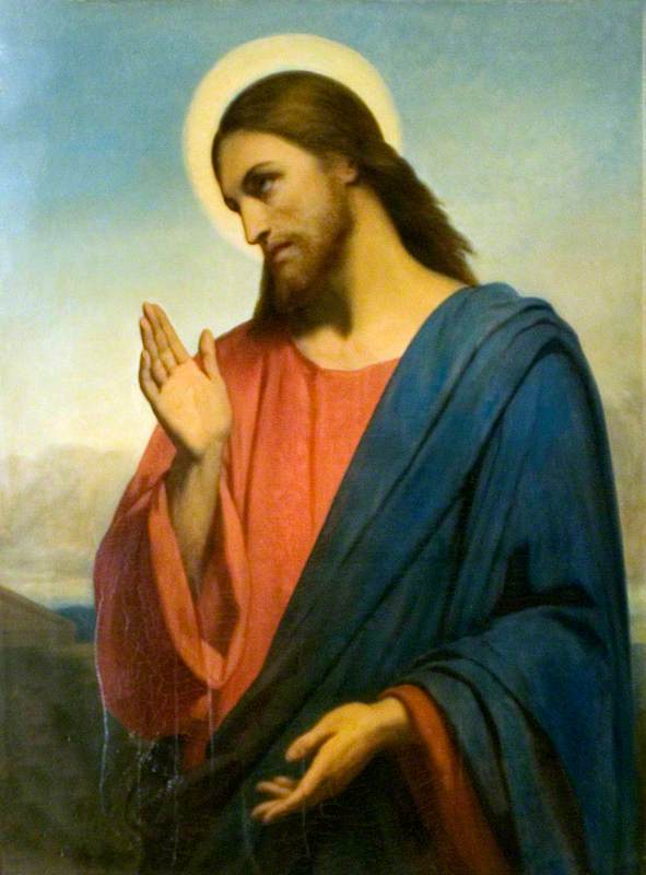 Le Christ pleurant sur Jérusalem - Ary Scheffer - Alpha Reproduction