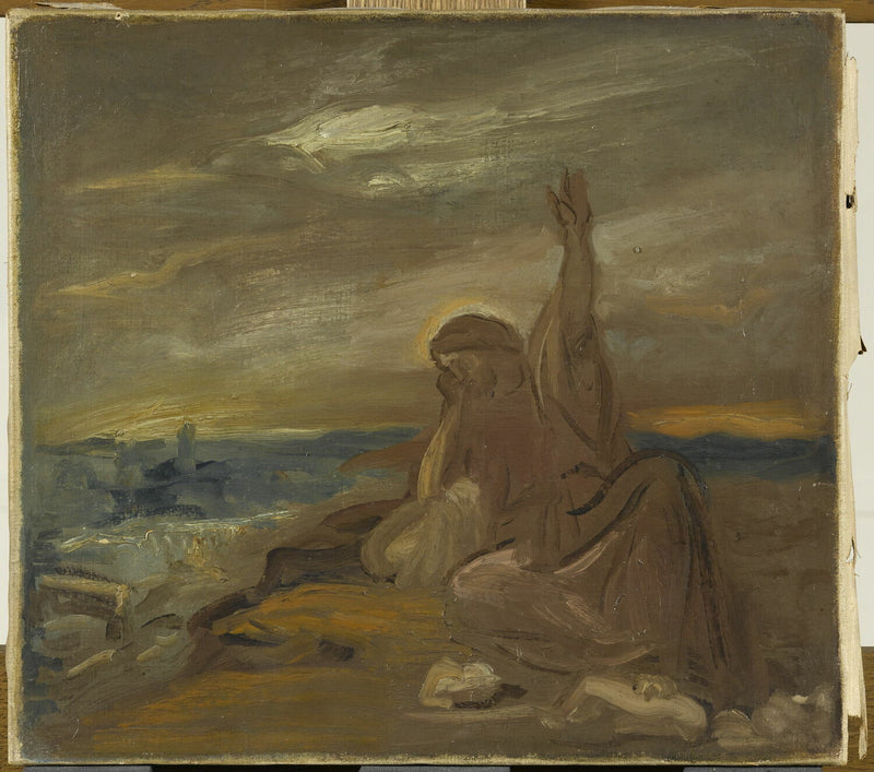 De Christus die weent over Jeruzalem - Théodore Chassériau
